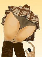 drawing panties upskirt unknown_artist shrunken_man source_needed no_background impending_doom