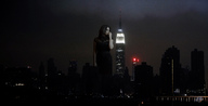 giantess collage city mega wonderslug night new_york_city empire_state_building city_lights lauren_cohan