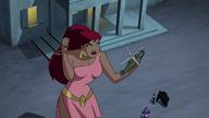 drawing giantess mega destruction small_men helicopter giganta red_hair ponytail earrings belt super_villain dc_comics killer_frost gorilla_grodd parasite