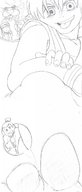 drawing monochrome jodagee shrunken_men shrunken_man between_toes toph smelly_feet sokka avatar_the_last_airbender