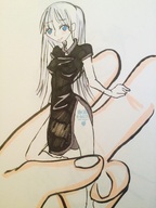 drawing color handheld shrunken_woman xolittleonexo