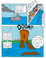 drawing giantess feet mega comic color butt barefoot water story dark_skin ships chadchechak