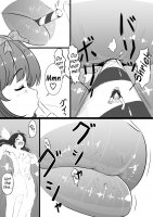 drawing giantess micro vore manga comic monochrome kanahebi anime lips unknown_artist unaware shrunken_people source_needed parfait