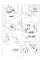 nude pussy blushing comic aroused voyeur lesbians unaware shrunken_woman fairy_tail technimind