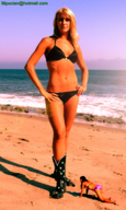collage swimsuit beach shrunken_woman crawl lilipucien