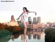 giantess collage swimsuit water asian philadelphia lilipucien
