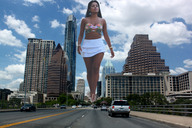 giantess collage city buildings helicopter low_angle wonderslug walking streets vehicles clouds sky street_view yasmin photosession_beregous