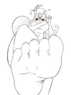 barefoot soles low_angle point_of_view raised_foot perspective prissjoy mrtenma
