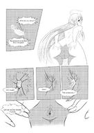 drawing insertion monochrome long_hair anal shrunken_men anal_insertion shrunken_man dialogue