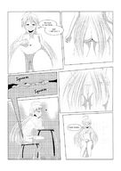 drawing insertion monochrome long_hair anal_insertion heart shrunken_man inside_view dialogue