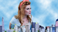 giantess collage city mega skyscraper sky looking_at_viewer palina_rojinsky