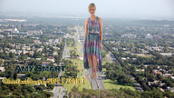 giantess collage landscape blonde buildings smiling short_hair streets flip_flops looking_at_viewer giantessbuster209 amy_smart