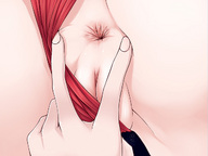 giantess panties butt ochiko_terada game_cg ass_pov hentai spread_cheeks