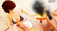 giantess crush feet vore manga barefoot shrunken_men shrunken_woman jessi_and_vicky tiny_mk digital_render