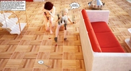 giantess crush feet vore manga barefoot shrunken_men shrunken_woman jessi_and_vicky tiny_mk digital_render
