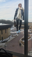 giantess collage brunette walking sunglasses sneakers emma_watson point_of_view rocketmangts skarf