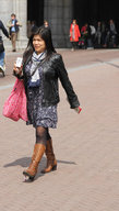 collage asian boots unaware shrunken_woman under_foot sidewalk imminent_crush