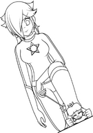 drawing crush monochrome boots princess_daisy princess_rosalina mario_kart fungi racing_outfit