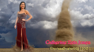 collage mega brunette dress clouds smile catherine_zeta_jones giantessbuster209 tornado