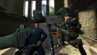 giantess alien buildings blue_skin hiding half_life littlemuse digital_render mass_effect asari source_film_maker