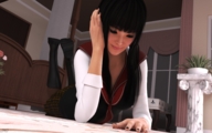 clothed finger lying_down boots hand underneath pinned floor manicure looking_at_victim imminent_crush digital_render jamesmason0 a_matter_of_importance ai_tanaka