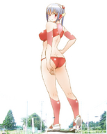 drawing giantess color butt walking athletic outdoors sky street_view bikuta