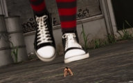 socks crawling shrunken_man sneakers imminent_crush digital_render jamesmason0 squelched