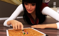 finger domination hand shrunken_woman cruel floor manicure looking_at_victim digital_render jamesmason0 amandatheforsaken vulgar_display_of_powe ai_tanaka