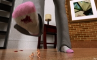 crush blood domination socks shrunken_woman shrunken_man cruel floor raised_foot imminent_crush extermination digital_render jamesmason0 pests
