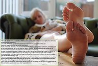 collage feet sleeping blonde climbing story shrunken_man