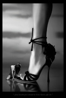 collage nude feet monochrome long_hair high_heels brunette story kneeling kissing shrunken_woman reflection tattoo toe_nails submission reddrop7