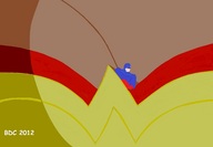 breasts drawing color cleavage wonder_woman atom dc_comics