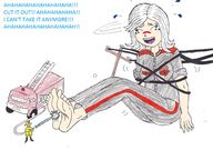 drawing giantess white_hair feet color barefoot water ginormica bondage laughing monsters_vs_aliens tickle jumpsuit susan_murphy spraying fire_man fire_truck