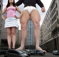 giantess collage city giant barefoot skirt buildings multiple_sizes muscles bulge standing vehicles manicure unware hands_on_hips giulio_10