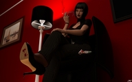 crush high_heels blood tara sitting smoking cruel looking_at_tiny digital_render jamesmason0 stress-relief