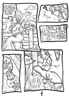 drawing comic monochrome cleavage reaching shrunken_man smushedboy in_a_farm_with_malon