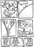 drawing comic monochrome cleavage shrunken_man smushedboy in_a_farm_with_malon between_breasts