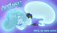 drawing size_difference sleeping color large_breasts mimi lying_down ghost blue_skin sheela banner melanie_mimp sinthya