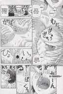 breasts drawing nipples gentle nude manga monochrome licking handheld mouthplay story shrunken_man open_mouth hugging imminent_vore kanaisei-jitensha