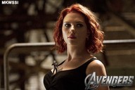 collage clothed cleavage red_hair shrunken_man standing costume ant-man black_widow marvel_comics mkwssi