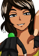 drawing color brunette smiling grin shrunken_man etz looking_at_tiny marker