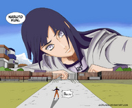drawing giantess color naruto buildings anime purple_hair lying_down looking_down giorunog naruto_uzumaki hinata_hyuga naruto_(series)