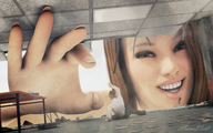 growth giantess nude small_man city finger buildings hand reaching sorenzer0 looking_at_tiny digital_render side_effects_2