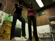 crush clothed toes barefoot red_eyes foot_crush shrunken_man looking_down pedicure looking_at_tiny digital_render jamesmason0 the-reapers