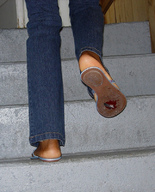 crush collage feet soles blood sandals steps stuck_to_foot kimberly