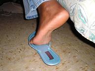 collage micro barefoot soles shrunken_man under_foot slipper floor imminent_crush kimberly