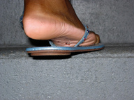 crush collage feet soles shrunken_man flip_flops source_needed stuck_to_foot kimberly