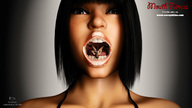 vore mouth teeth shrunken_woman advertisement sample_image digital_render voraphilm