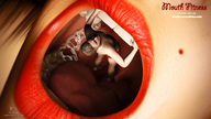 vore mouth teeth lips shrunken_man advertisement point_of_view hanging_on sample_image digital_render voraphilm