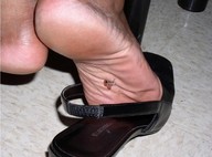 crush collage feet soles in_shoe foot_crush shrunken_man heel stuck_to_foot kimberly
